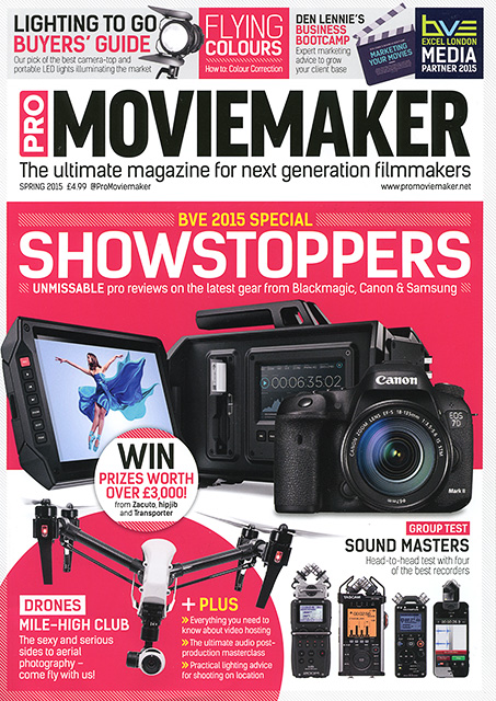 AmnesiArt est dans le magazine anglais Pro Moviemaker !